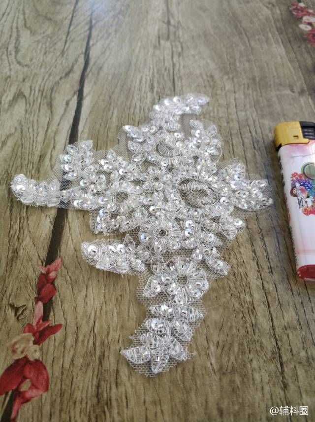 汕头花边厂家可生产珠子绣 珠片绣 绳子绣 珠链绣 水溶浮花 网布热 辅料圈