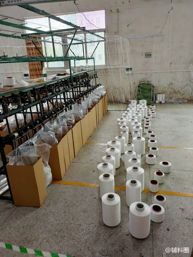 深圳平湖工厂大量生产口罩绳 3mm 2 5mm 材质锦纶加氨纶 每天1 2吨产量 辅料圈
